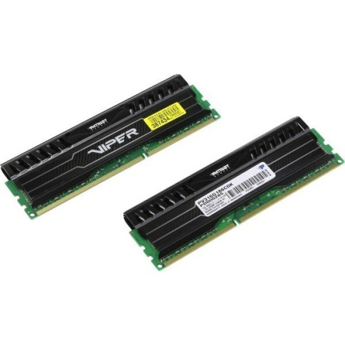 Модуль памяти Patriot DIMM DDR3 16Gb VIPER3 KIT (8GbX2) 1866MHz CL10 [PV316G186C0K] Black Mamba